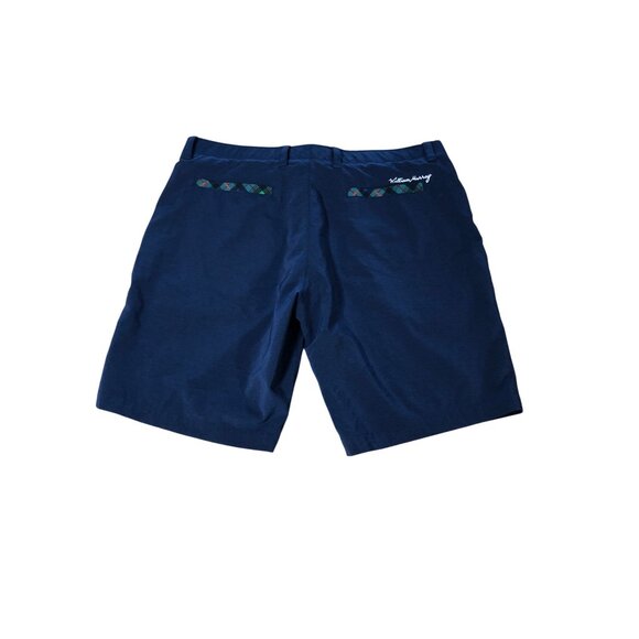 William Murray Golf Shorts Mens 38 Straight Fit Quick Dry Chino Dark Blue Lightw - Picture 8 of 12